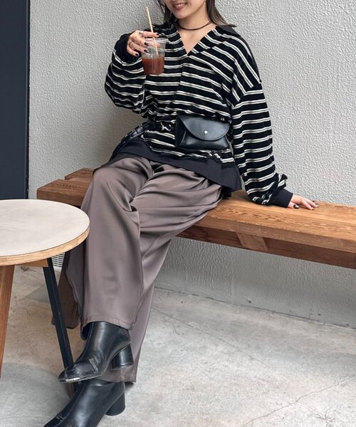 「CIAOPANIC TYPY」 「Soome」ウエストバッグ ONE SIZE バーガンディー レディース_画像8