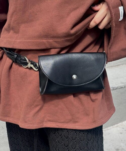 「CIAOPANIC TYPY」 「Soome」ウエストバッグ ONE SIZE バーガンディー レディース_画像9