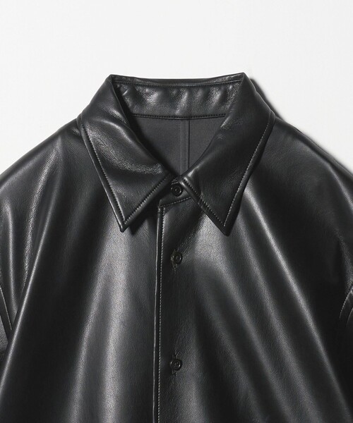 H BEAUTY&YOUTH UNITED ARROWS ブラウス シャツ 「H」レザーライク