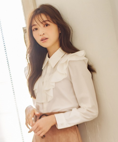 「WILLSELECTION」 長袖ブラウス MEDIUM ブラック レディース_画像6