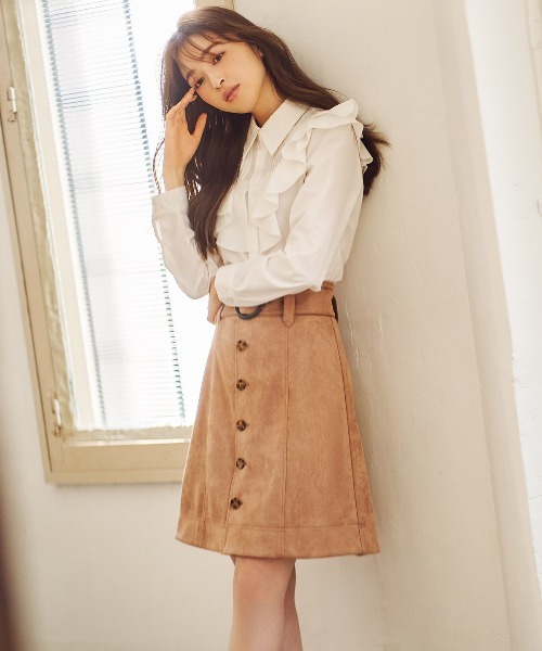 「WILLSELECTION」 長袖ブラウス MEDIUM ブラック レディース_画像7