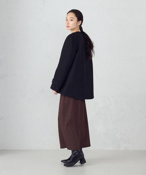 「COMME CA ISM」 ブルゾン MEDIUM グレイッシュベージュ レディースの画像