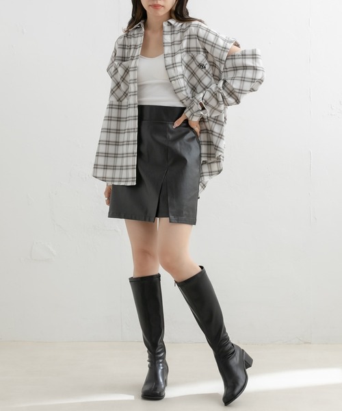 「OLIVE des OLIVE」 スカート FREE ブラック レディース_画像4