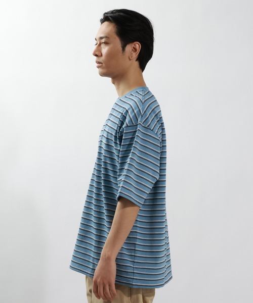 BAYFLOW（ベイフロー） tシャツ ボーダービッグTシャツ メンズ