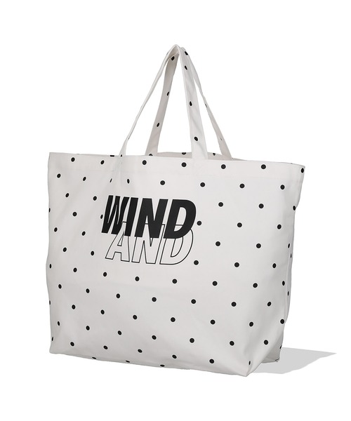 WIND AND SEA(ウィンダンシー) トートバッグ DOT SEA BIG CANVAS BIG WIND AND SEA(ウィンダンシー) トートバッグ DOT SEA BIG CANVAS BIG