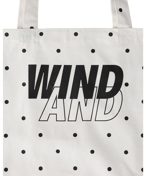 WIND AND SEA(ウィンダンシー) トートバッグ DOT SEA BIG CANVAS BIG WIND AND SEA(ウィンダンシー) トートバッグ DOT SEA BIG CANVAS BIG