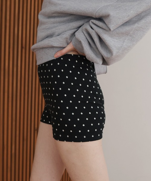 Mili affinity パンツ ドット柄ショートパンツ レディース : ZOZOTOWN