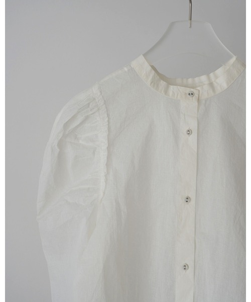 anuke（アンヌーク） ブラウス シャツ 2way Cottonorgandy Blouse