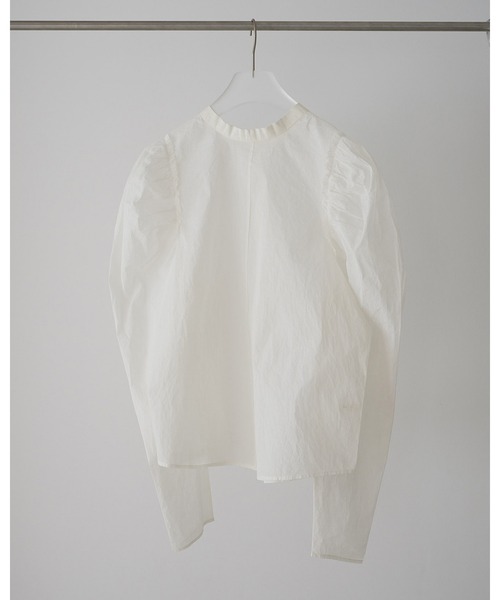 anuke（アンヌーク） ブラウス シャツ 2way Cottonorgandy Blouse