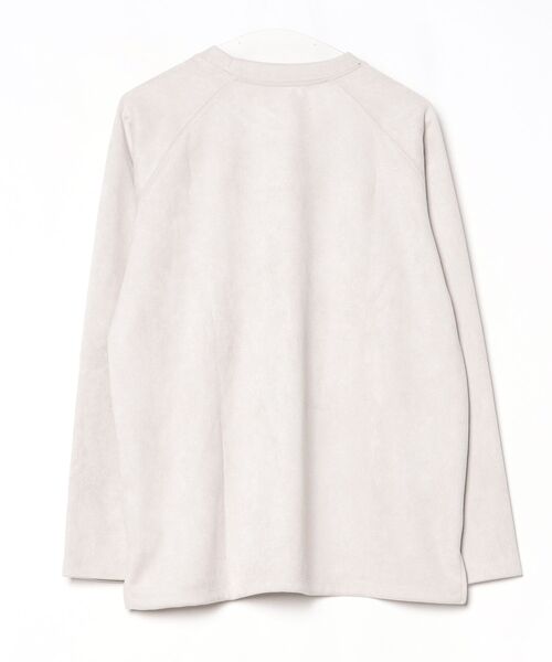 「INHERIT」 長袖Tシャツ M ベージュ メンズ_画像2