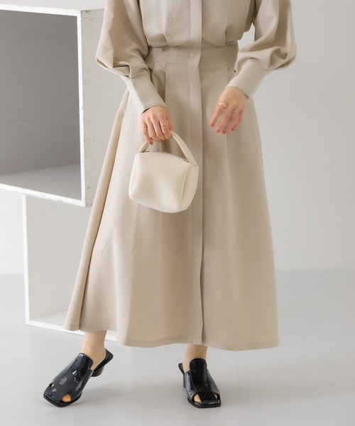 「KBF」 シャツワンピース SMALL チャコールグレー レディースの画像