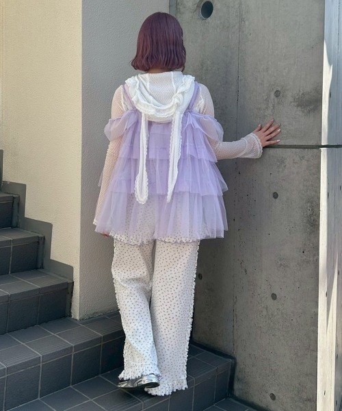 Candy Stripper（キャンディーストリッパー） TULLE TIERED ベビー
