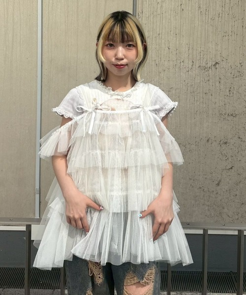 Candy Stripper（キャンディーストリッパー） TULLE TIERED ベビー