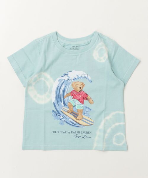 tシャツ タイダイ Polo ベア コットン Tシャツ キッズ 子供服 男の子の画像