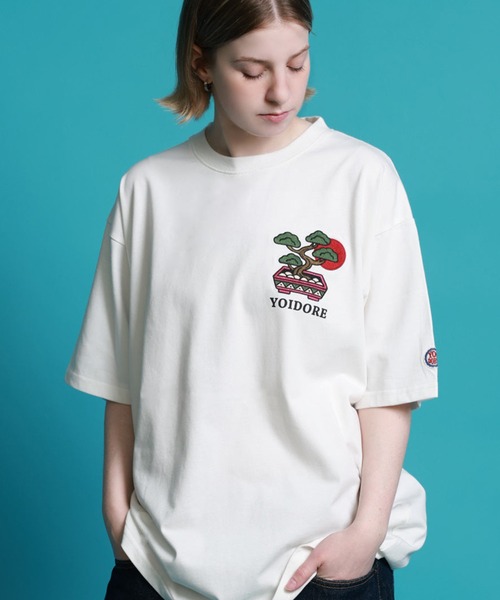 CORPUS SELECT tシャツ 「YOIDORE/酔いどれ」盆栽見ながら日本酒 TEE