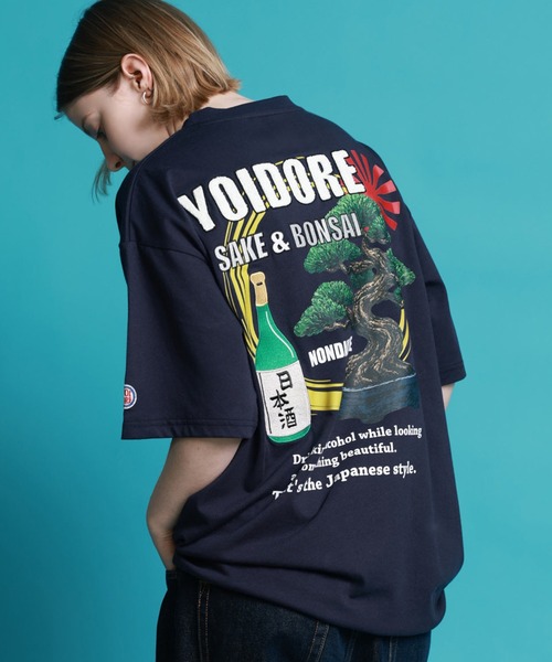 CORPUS SELECT tシャツ 「YOIDORE/酔いどれ」盆栽見ながら日本酒 TEE