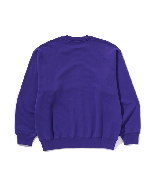 A Bathing Ape パープルスウェット XL 新品未使用 A BATHING APE（アベイシングエイプ） スウェットカットソー SMALL