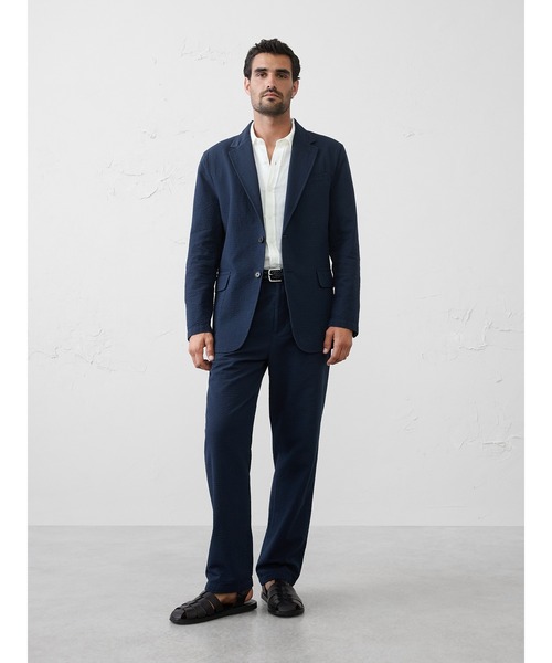 Banana Republic ソロテックス ネイビー スーツセットアップ M BANANA REPUBLIC（バナナリパブリック） セレモニースーツ カジュアル