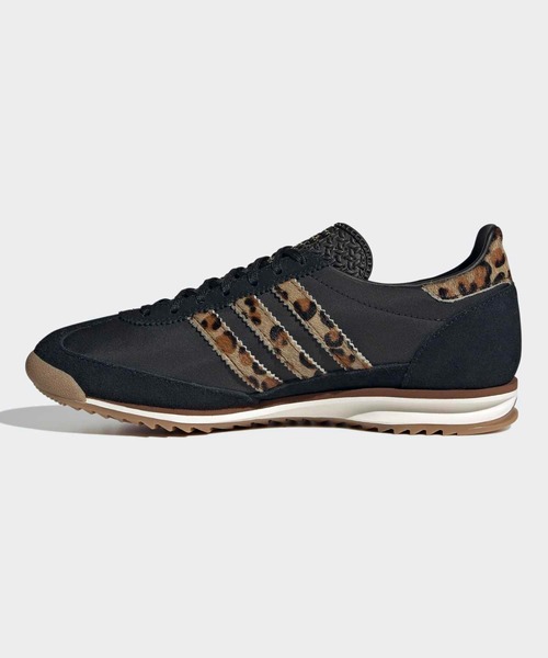 「adidas」 ローカットスニーカー 25.5cm ブラック レディース_画像6