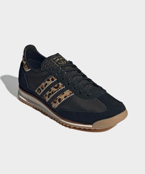 「adidas」 ローカットスニーカー 25.5cm ブラック レディース_画像7