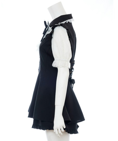 「Secret Honey」 セットアップ MEDIUM ブラックミックス レディース_画像4