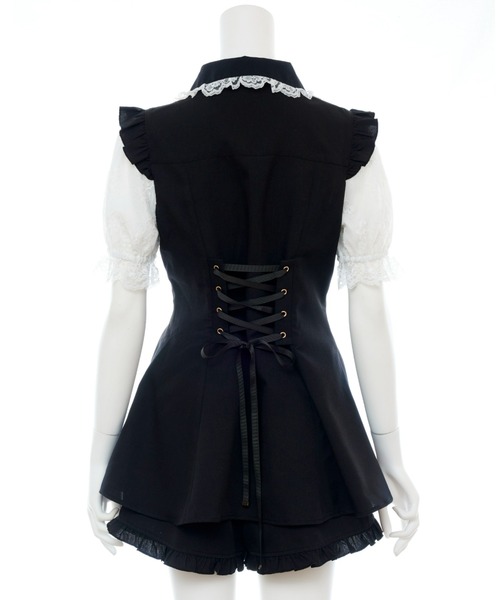 「Secret Honey」 セットアップ MEDIUM ブラックミックス レディース_画像7