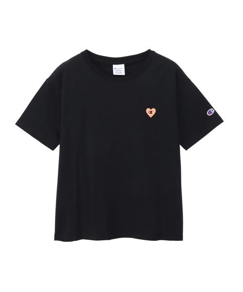 「Champion」 半袖Tシャツ LARGE ホワイト レディース_画像4