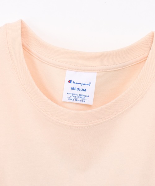 「Champion」 半袖Tシャツ LARGE ホワイト レディース_画像6