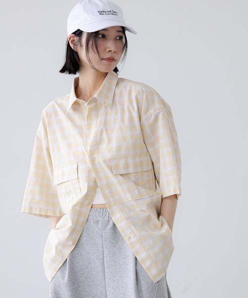 シャツ 「LFM(U)」ＷポケットチェックシャツＳＳ　 1023537 メンズ | LOWRYS FARM | 20