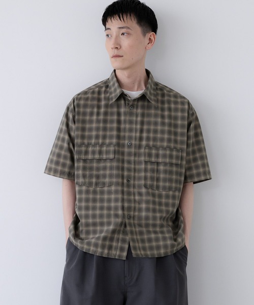 シャツ 「LFM(U)」ＷポケットチェックシャツＳＳ　 1023537 メンズ | LOWRYS FARM | 13