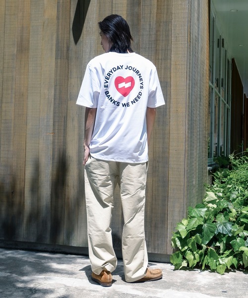 「BANKS」 半袖Tシャツ LARGE ブルー系その他 メンズ_画像6