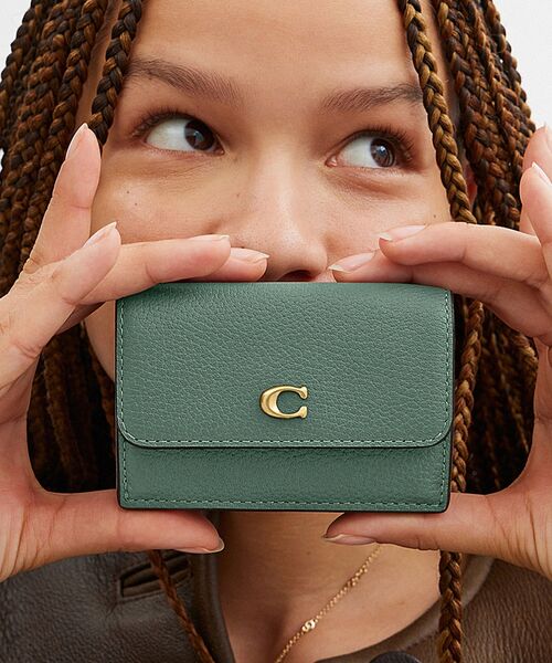 COACH（コーチ） 財布 ONE グリーン系その他 レディース : ZOZOTOWN