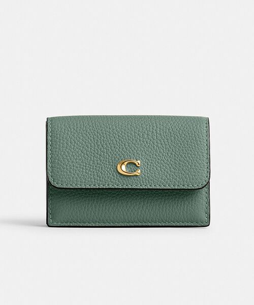 COACH（コーチ） 財布 ONE グリーン系その他 レディース : ZOZOTOWN