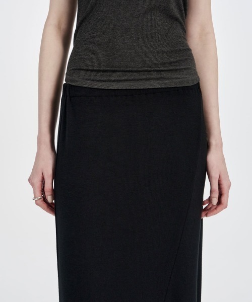 Studio Doe スカート Studio Doe Asymmetrical Knit Skirt : ZOZOTOWN