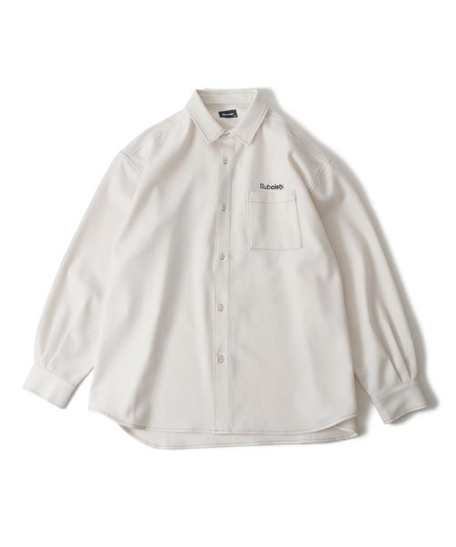 「Subciety」 長袖シャツ LARGE ブラック メンズ_画像3