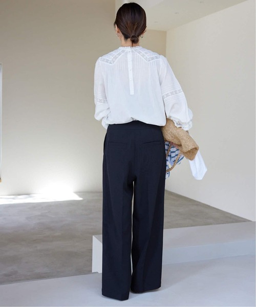 「SLOBE IENA」 パンツ 38 ブラック レディース_画像5