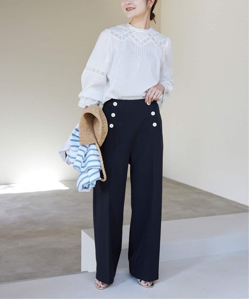「SLOBE IENA」 パンツ 38 ブラック レディース_画像6