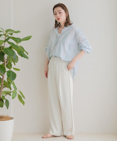 「URBAN RESEARCH Sonny Label」 長袖シャツ FREE ブルー レディース_画像9
