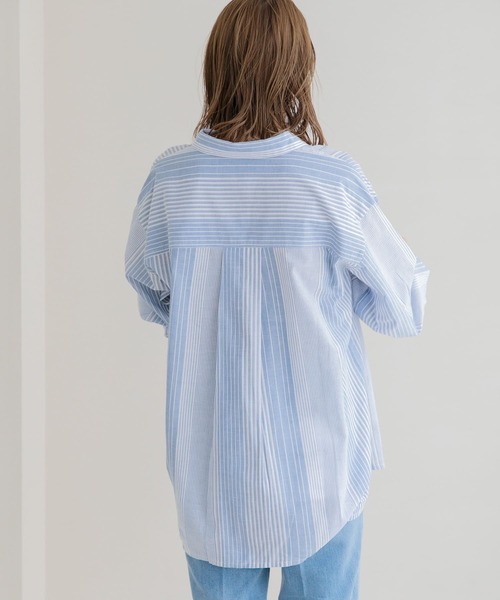 「URBAN RESEARCH Sonny Label」 長袖シャツ FREE ブルー レディース_画像10