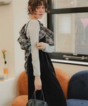 ワンピース 前後2wayレースデザインベロアキ...の詳細画像5