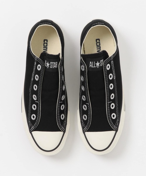 「CONVERSE」 スリッポン 24.5 ブラック レディース_画像3