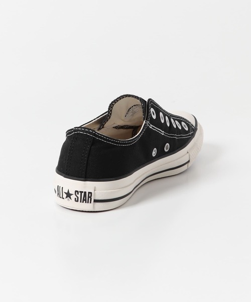 「CONVERSE」 スリッポン 24.5 ブラック レディース_画像4