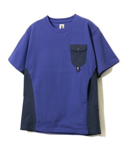 「go slow caravan」 半袖Tシャツ MEDIUM マスタード メンズ_画像4
