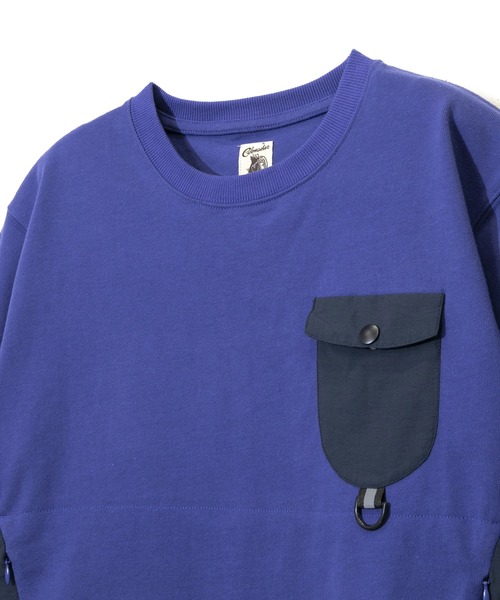 「go slow caravan」 半袖Tシャツ MEDIUM マスタード メンズ_画像5