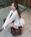 ショルダーバッグ バッグ リボンモチーフチェー...の詳細画像5