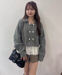 ショルダーバッグ バッグ リボンモチーフチェー...の詳細画像4