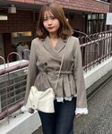 ショルダーバッグ バッグ リボンモチーフチェー...の詳細画像1