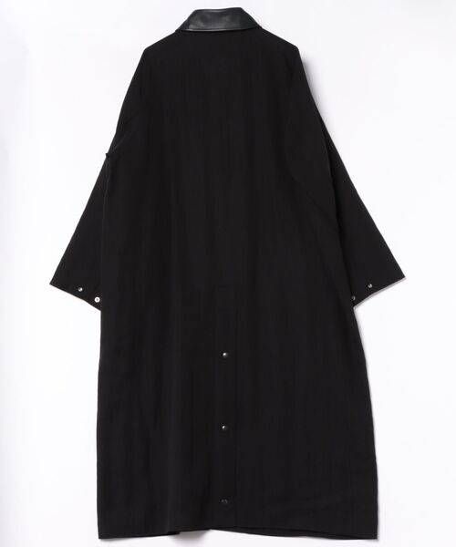 LIDnM（リドム） コート ジャケット Cow Hide Collar Riding Coat