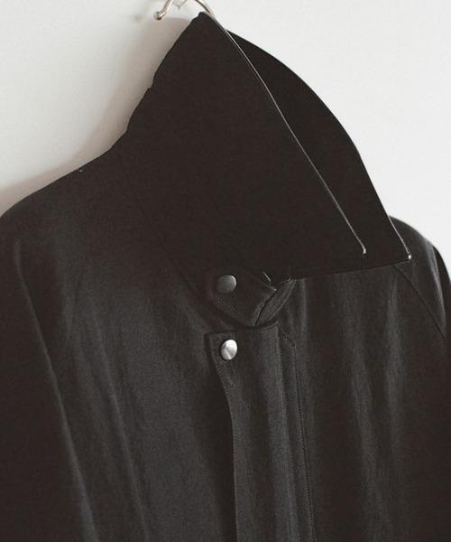 LIDnM（リドム） コート ジャケット Cow Hide Collar Riding Coat