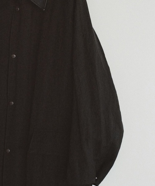LIDnM（リドム） コート ジャケット Cow Hide Collar Riding Coat